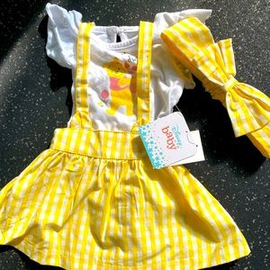 Disney Baby Winnie the Pooh and Piglet 3- Piece Outfit